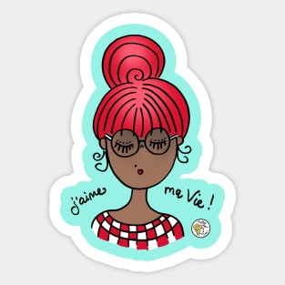 Cute girl Sticker